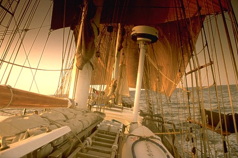 Sailing on a tack