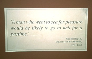 A man who went to sea for pleasure would be likely to go to hell for a pastime.