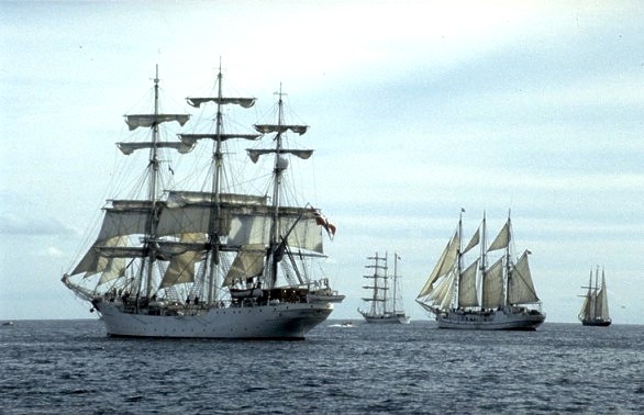 Race start off Lerwick