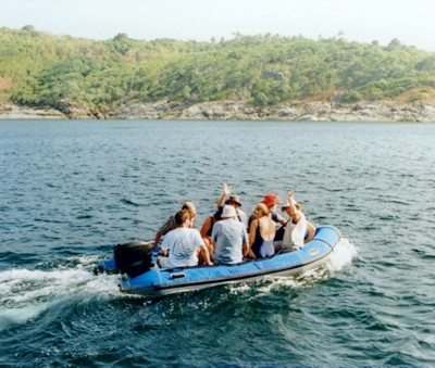 going ashore