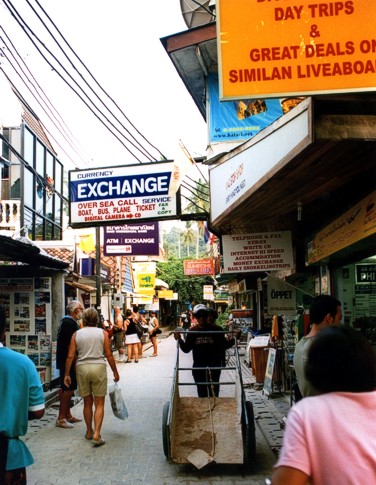 main street of Koh Phi Phi