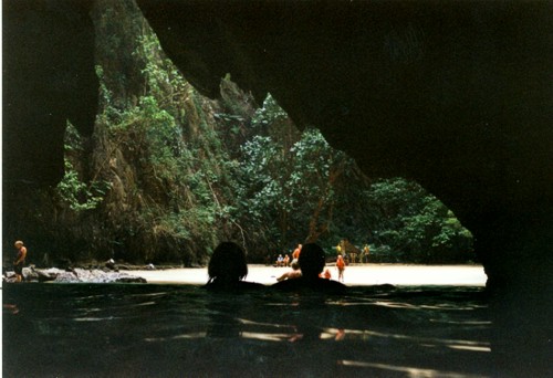 swimming the cave