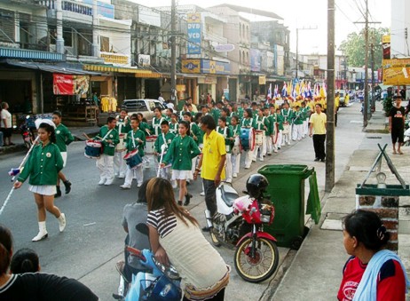 marching band in Thailand