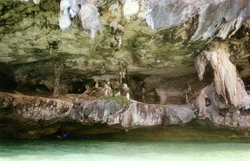 entering a hong in Phang Nga