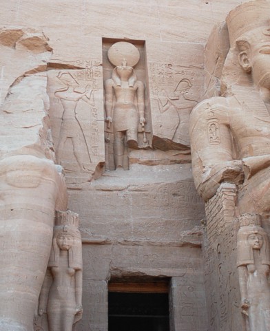 re-Harachte in Abu Simbel