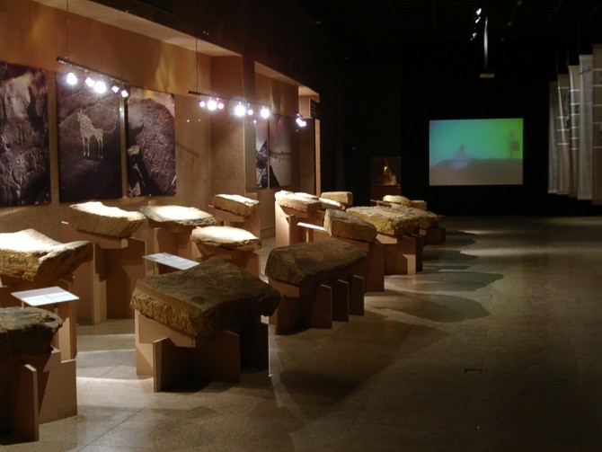 Saal im Nubischen Museum