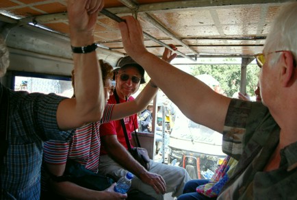 Im Sammeltaxi Im Auto