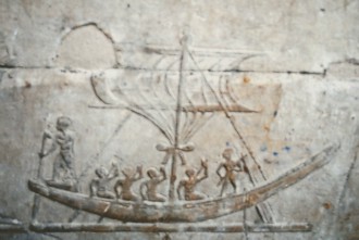 Relief in Edfu Barkenrelief