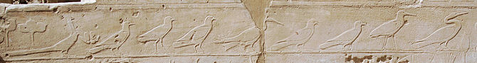 Vogelfries in Karnak