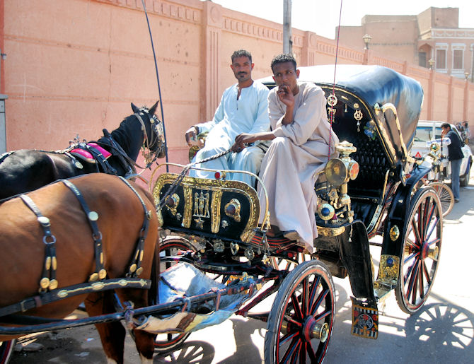 Kalesche in Luxor
