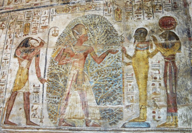Ramses unter dem Ischedbaum