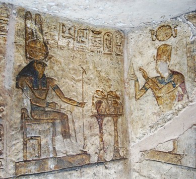 Ramses opfert Re-Harachte