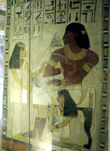 Sennefer im Kreise der Familie Familie des Sennefer