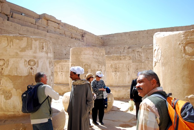 Säulensaal in Medinet Habu