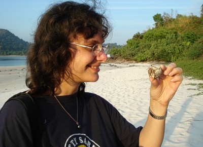 me and the hermit crab