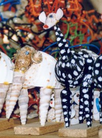 souvenirs made from sea shells