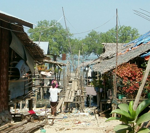 the homes of the fishermen